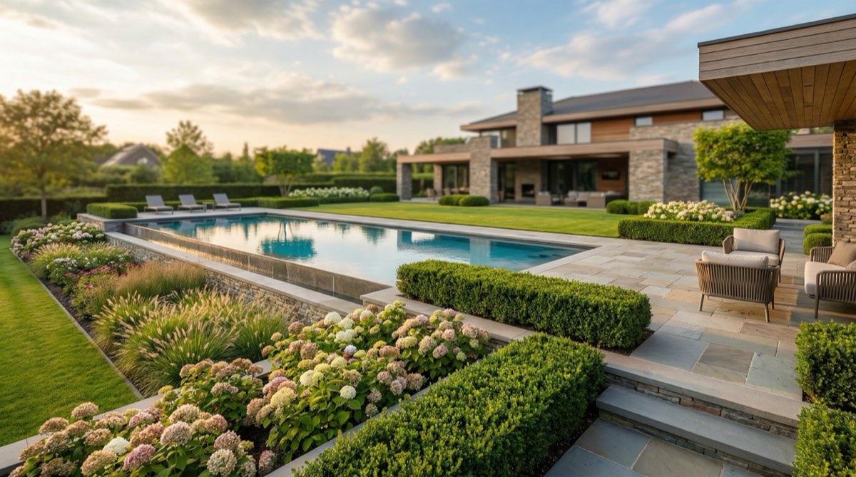 Beautiful garden landscape design