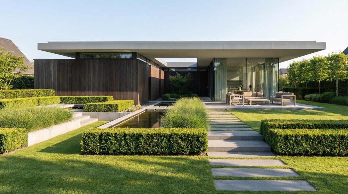 Luxury outdoor living space