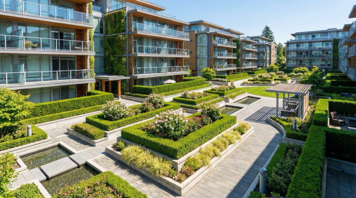 Elegant garden transformation